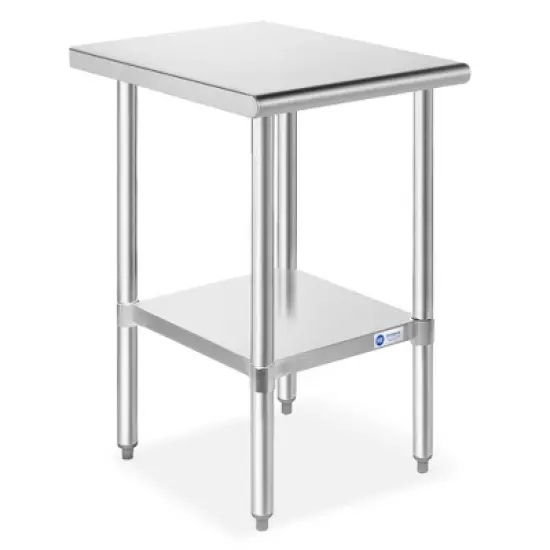 GRIDMANN Stainless Steel Tables with Undershelf, NSF Commercial Kitchen Work & Prep Tables for Restaurant and Home image {20}