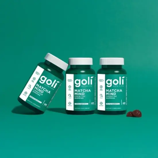 Goli Nutrition Matcha Mind Cognitive Vegan Gummies - 60ct image {5}