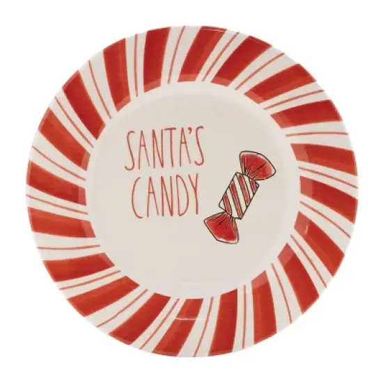 Ceramic Santa Candy Plate (Set of 4) image {2}