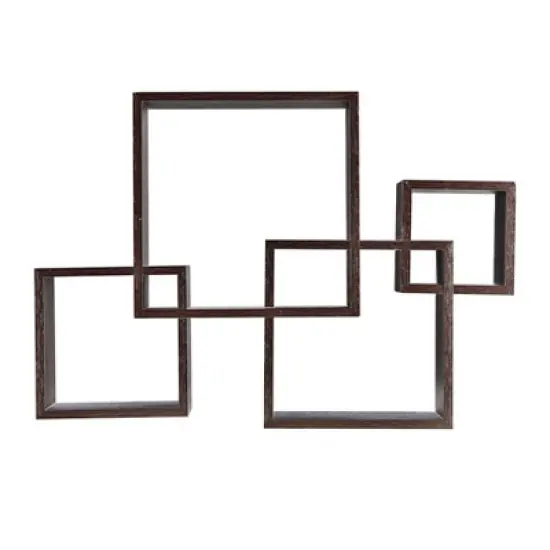 
25.5" x 17.75" Intersecting Cube Wall Shelf - Danya B. image {9}