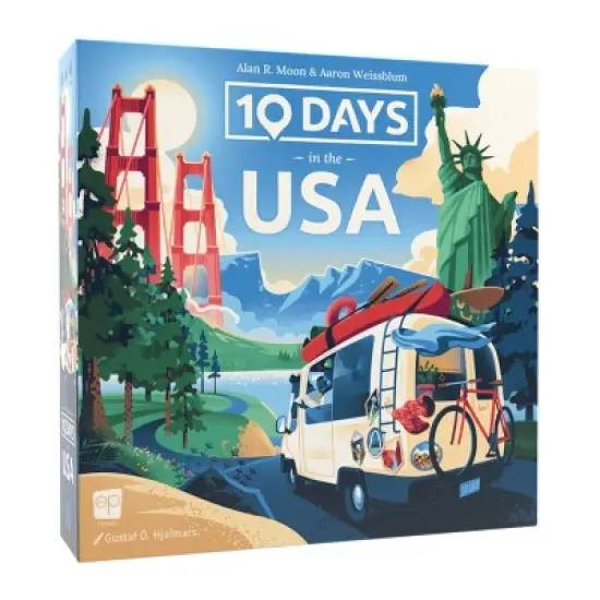 The Op Games 10 Days in the USA Board Game: Educational Focus on Geography & Travel, 2-4 Players, 30 Min Play image {10}