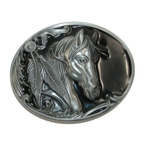 CTM Women's Horse Belt Buckle image {3}