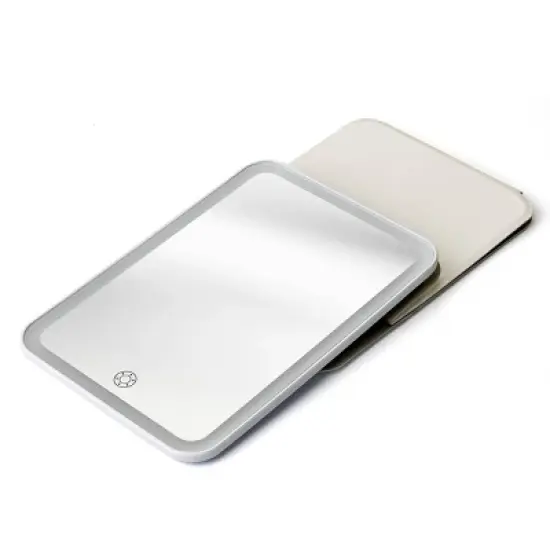 iHome Ultra Thin Portable Lighted Vanity Makeup Mirror image {6}