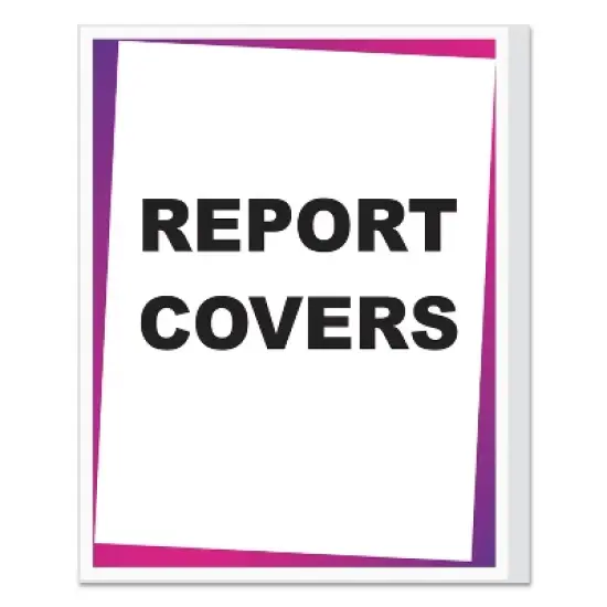 C-Line Report Covers Vinyl Clear 8 1/2 x 11 100/BX 31357 image {2}