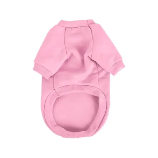 Unique Bargains Cotton Blend Winter Fleece Lined Warm Dog Coat Clothes Pink Small Size image {5}