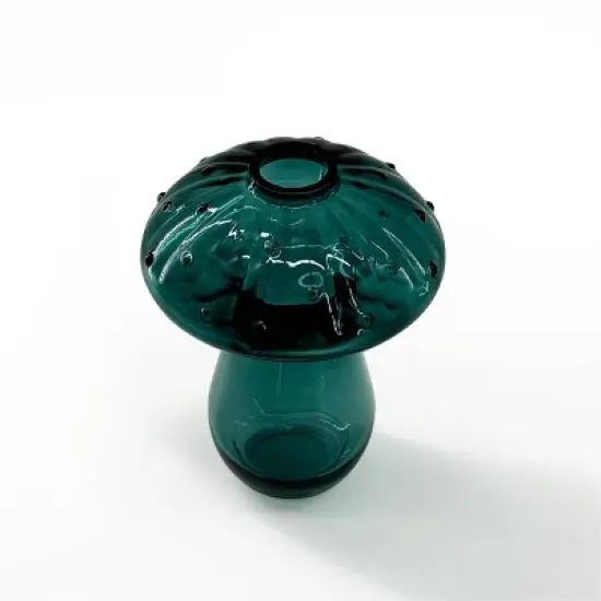 Novelty Glass Bud Vase Teal - Bullseye's Playground&trade; image {2}