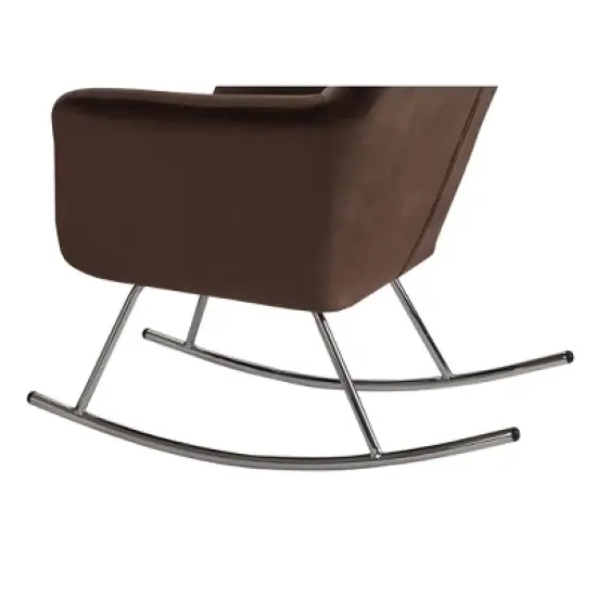 Gift Mark Deluxe Adult Rocking Chair with Chrome Legs image {3}