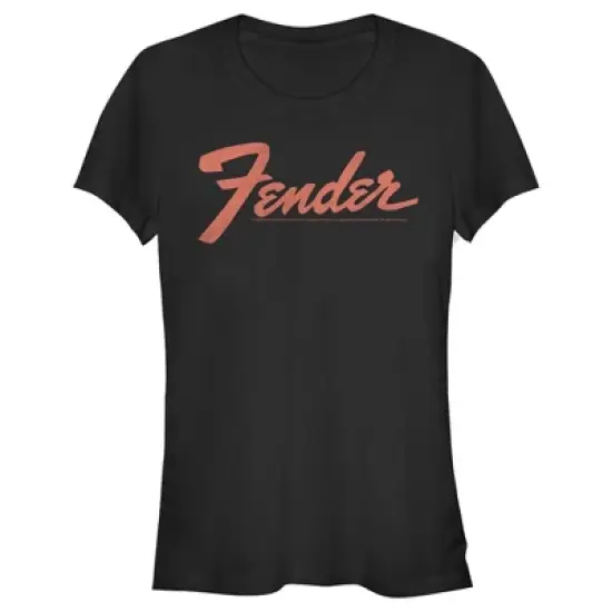 Junior's Fender Classic Logo T-Shirt image {3}