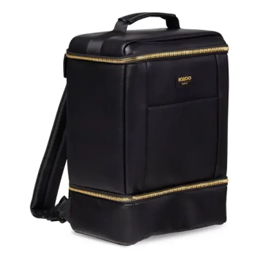 Igloo Luxe Dual Compartment Cooler Backpack - Black image {8}