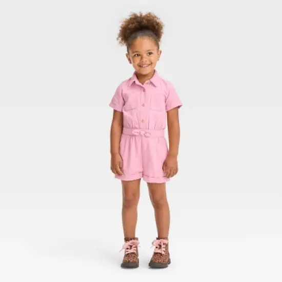 Toddler Girls' Utility Romper - Cat & Jack&trade; image {4}