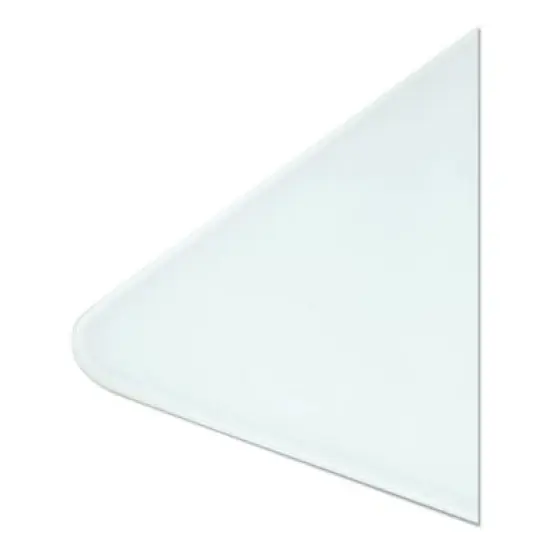 U Brands Cubicle Glass Dry Erase Board, 12 x 12, White Surface image {3}