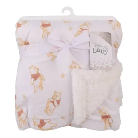 Disney Winnie the Pooh Plush Baby Blanket image {3}