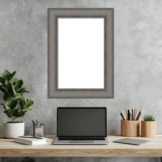 Amanti Art Burnished Concrete Framed Dry Erase Magnetic Board image {6}