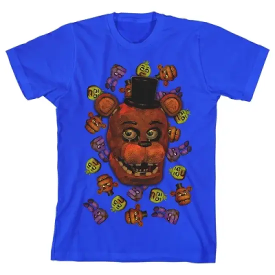 Royal Blue Video Game Five Nights at Freddy's Tee Shirt image {1}