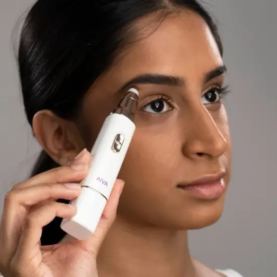 Spa Sciences AIVA 2-in-1 Women's Facial Hair Remover & Eyebrow Trimmer image {6}