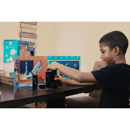 Brown Toy Box Dre Astronomy STEAM Kit image {11}