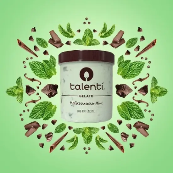 Talenti Mediterranean Mint Gelato - 16oz image {7}
