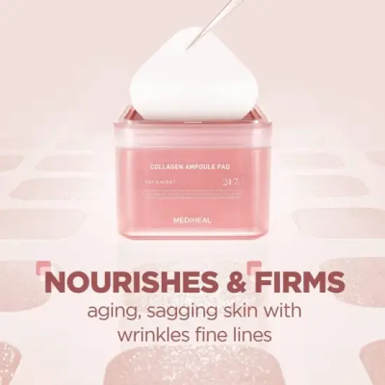 MEDIHEAL Collagen Ampoule Toner Pads - 100ct image {2}