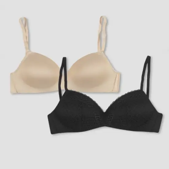 Maidenform Self Expressions Women's 2pk Wireless Bra SE0583 image {1}