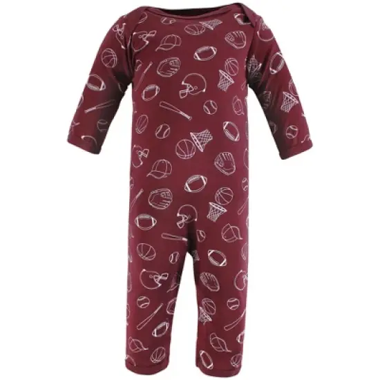 Hudson Baby Infant Boys Cotton Coveralls, Love Dad image {3}