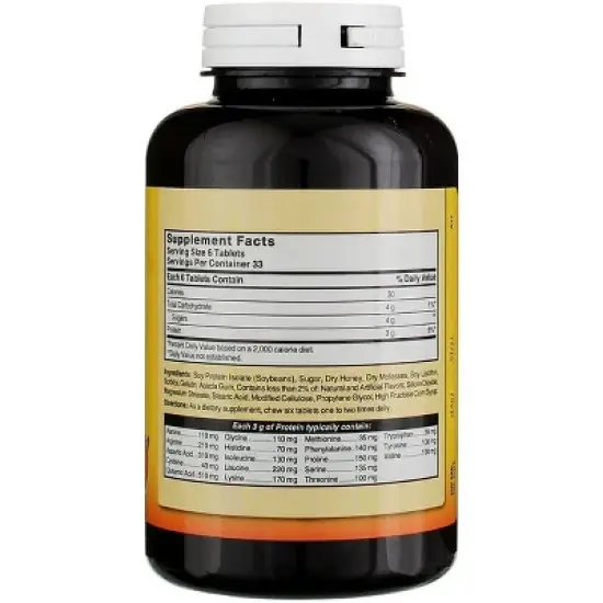 Nature's Blend 1550 Protein Tablets Chewable Honey Flavor (Each) image {2}