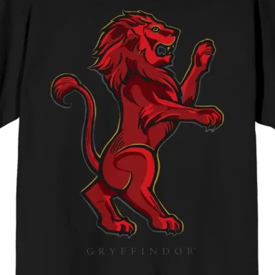Harry Potter Gryffindor Men's Short Sleeve Shirt & Sleep Shorts Set image {2}
