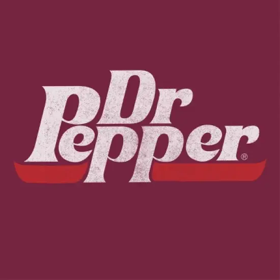 Men's Dr Pepper Short Sleeve Graphic T-Shirt - Maroon image {2}