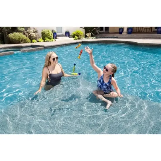Poolmaster Torpedo Gliders Diving Toy Swimming Pool for Underwater Play - 4pk image {6}