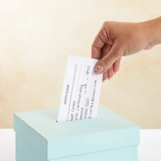 Juvale 2000 Raffle Ticket Sheets, Blank Entry Forms for Contests, School Events, White, 20 Pads image {2}