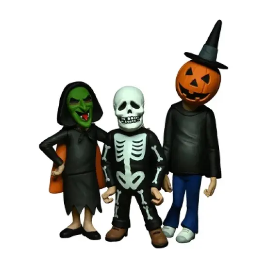 NECA Halloween III Season of the Witch Toony Terrors "Trick or Treaters 6"Action Figure Set  - 3pk image {6}