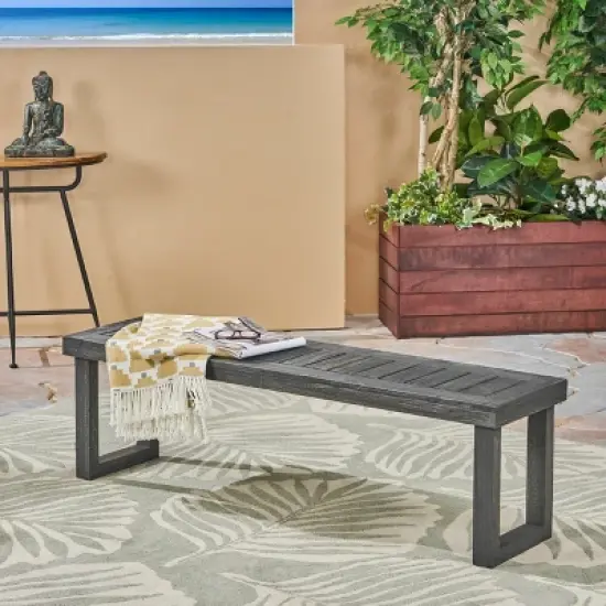 Nestor Acacia Bench - Christopher Knight Home image {1}