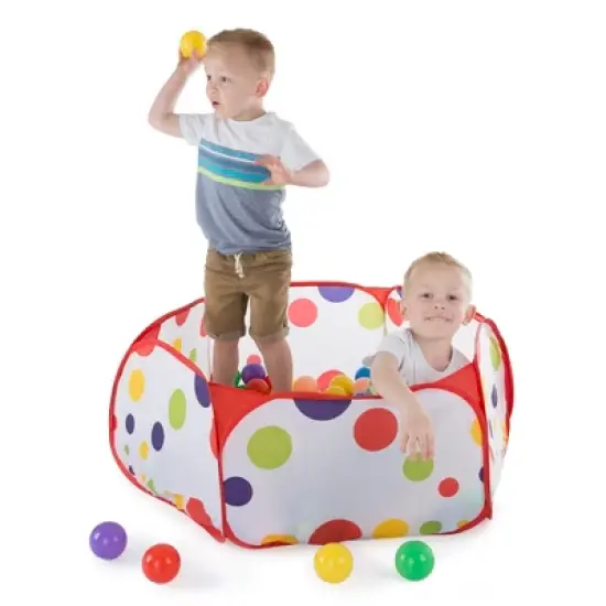 Toy Time Kids Popup 6-Sided Ball Pit With 200 Balls image {7}