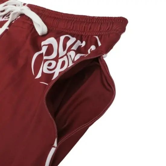 Dr. Pepper Soda Logo All-Over Print Men's Red Sleep Pajama Pants image {2}