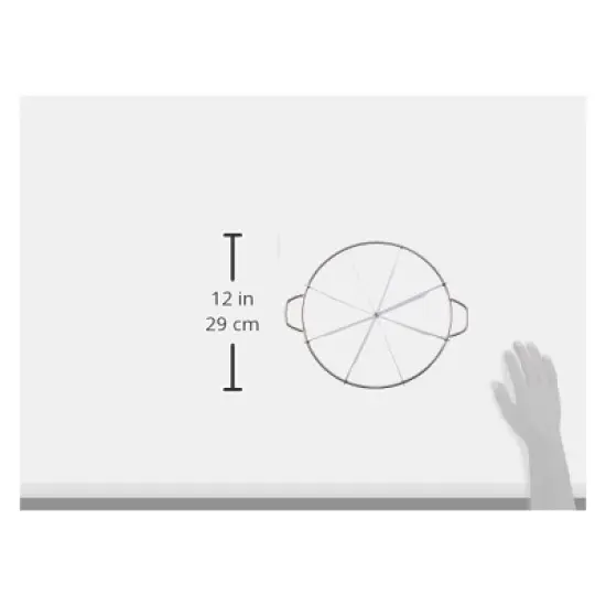 Winco Pie Cutter, Stainless Steel, 8 Cuts, 10" dia image {2}