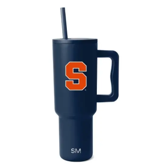NCAA Syracuse Orange Simple Modern Trek Tumbler - 40oz image {3}