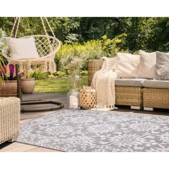 Liora Manne Malibu  Indoor/Outdoor Rug  Charcoal image {3}
