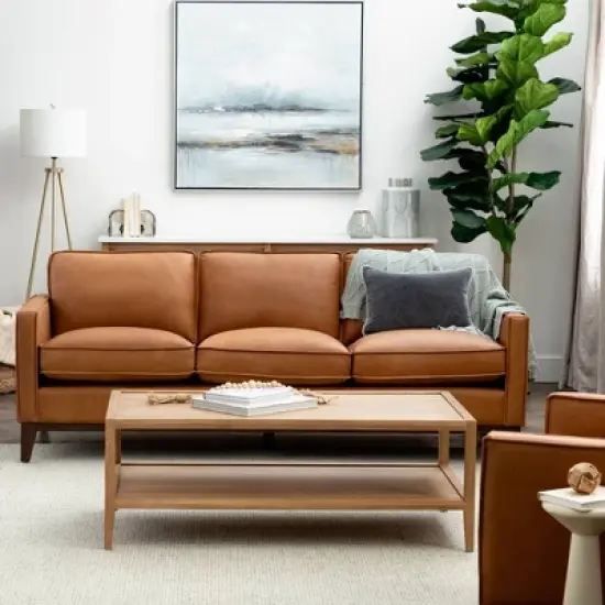 Chatfield Sofa Chestnut Brown - New Heights image {1}