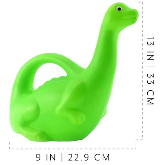 Cornucopia Brands Green Dinosaur Watering Can; Novelty Plastic Waterer Kid-Loved image {2}