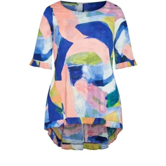 Women's Plus Size Hayat Print Top - multi | ZIM & ZOE image {2}