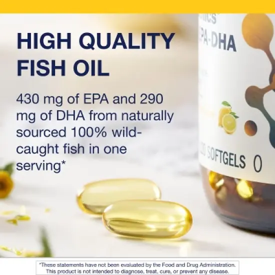 Metagenics OmegaGenics Fish Oil 720mg, High Potency Omega-3 EPA & DHA, Heart, Musculoskeletal & Immune Health Support, 120 Softgels image {3}
