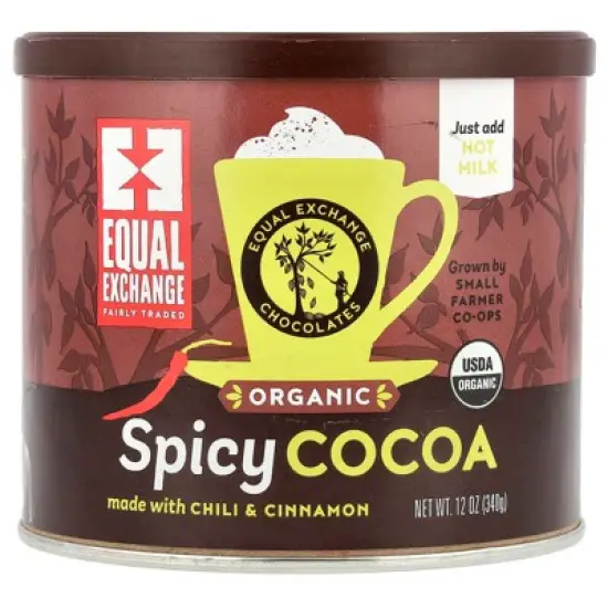 Equal Exchange, Organic, Spicy Cocoa with Chili & Cinnamon, 12 oz image {2}