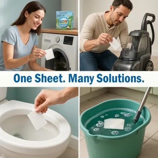 5 Star Super Deals Laundry Detergent Sheets (240 Loads) Eco-Friendly, Hypoallergenic, & Enzyme-Based Powerful Stain Removal image {4}