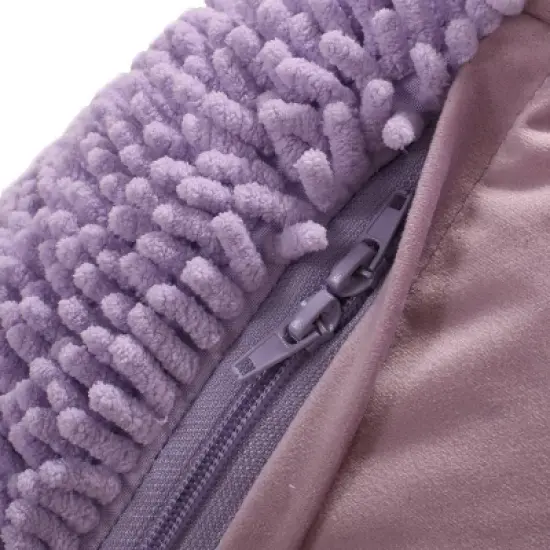 Moloney Modern Microfiber Chenille Cube Pouf - Christopher Knight Home image {3}