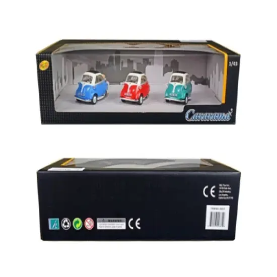 BMW Isetta 3 piece Gift Set 1/43 Diecast Model Cars by Cararama image {2}