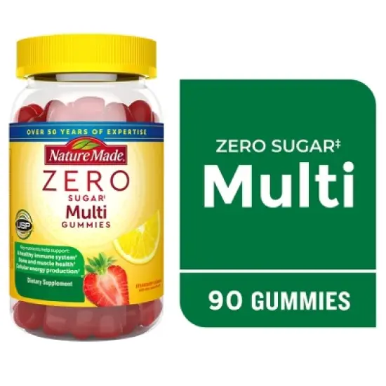 Nature Made Zero Sugar Multivitamin Sugar Free Gummies - 90ct image {9}