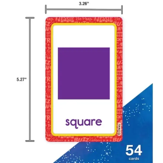 Disney Learning Toy Story 4 Colors and Shapes Flash Cards image {2}