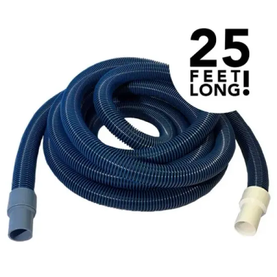 Puri Tech 1.5 Inch Diameter x 25 Feet Long Vacuum Hose for In-Ground Swimming Pools with Swivel Cuff Prevents Tangling UV & Chemical Resistant image {3}