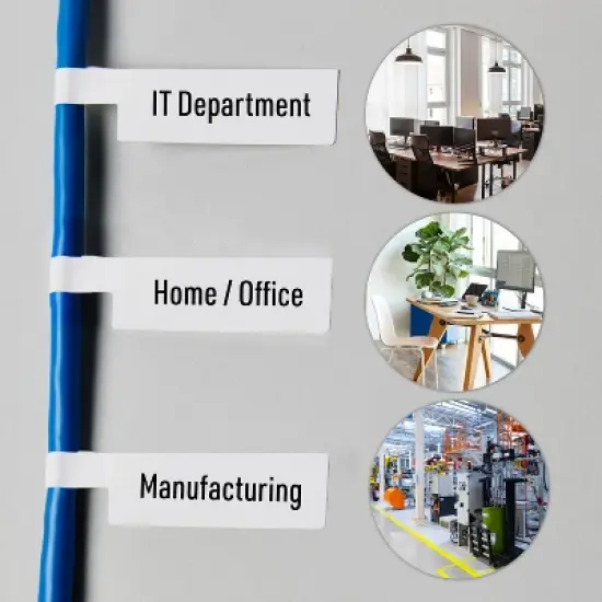 Avery Cable Labels, P-Style, 1.02" x 3.3", 300 Total (61540) image {5}