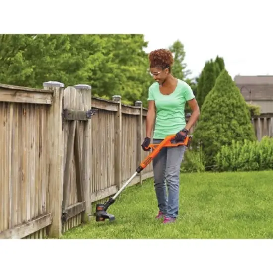Black & Decker BCK279D2 20V MAX Brushed Lithium-Ion Cordless Axial Leaf Blower and String Trimmer/ Edger Combo Kit with (2) 1.5 Ah Batteries image {11}