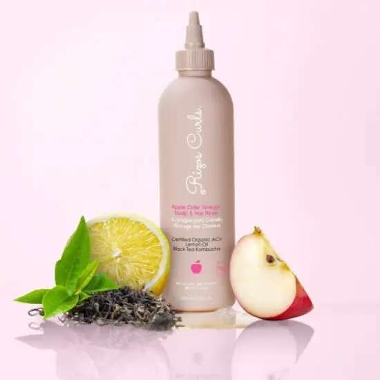 Rizos Curls Apple Cider Vinegar Scalp & Hair Rinse - 10 fl oz image {3}